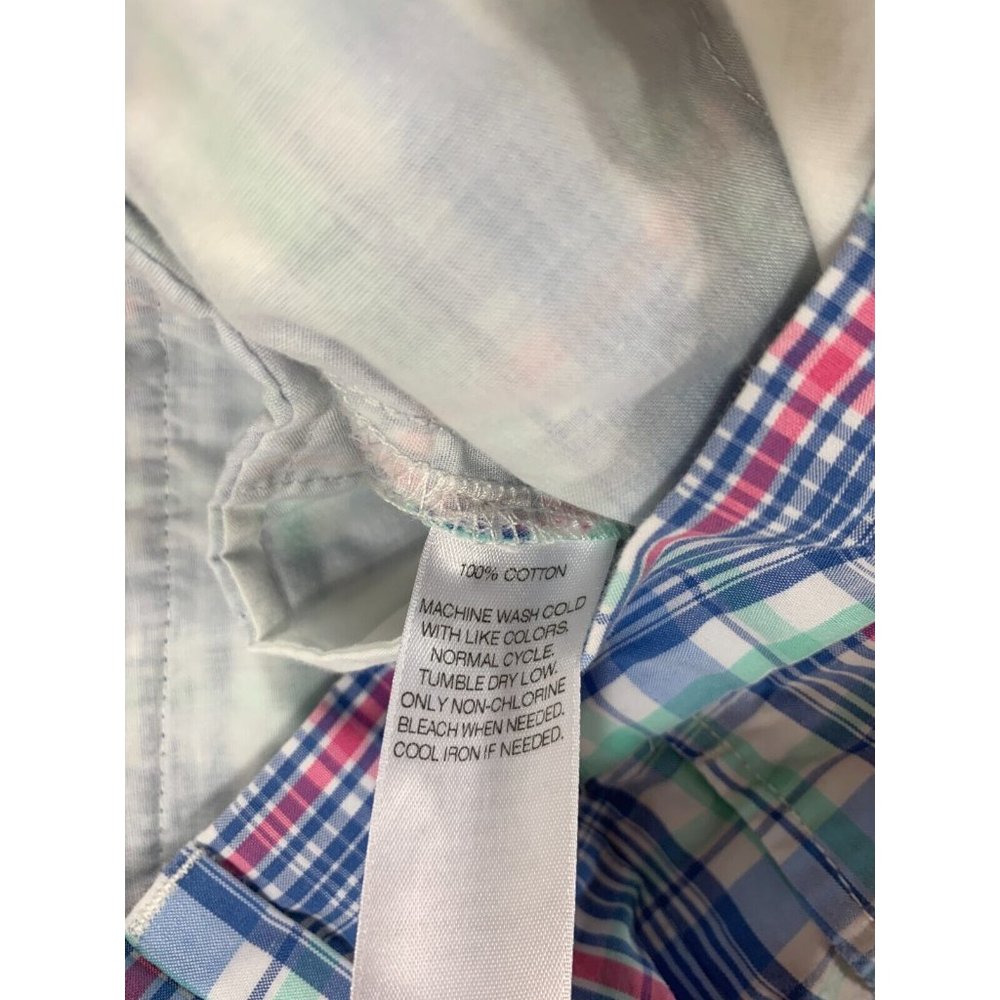 Vineyard Vines100% Cotton Plaid Casual Pants (Boy's Size 18)‎ Blue - Picture 4 of 12